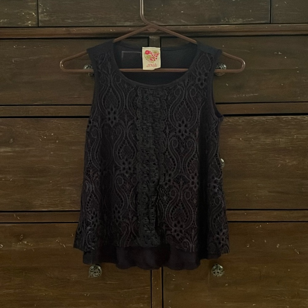 Navy Kiddo tank size 8